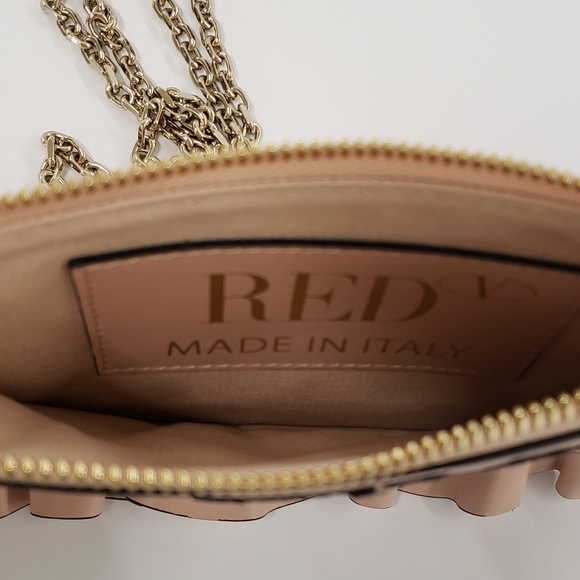 RED VALENTINO ROCK RUFFLES LOVE NOTES POCHETTE - Picture 5 of 6